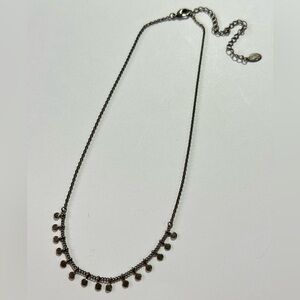 Sorrelli Petite Minimalist Necklace with Blank Disc Dangle